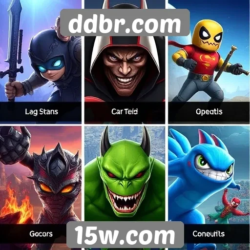 Análise de jogos populares disponíveis no ddbr.com