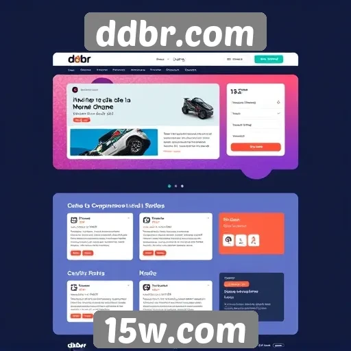 Análise da interface do site ddbr.com